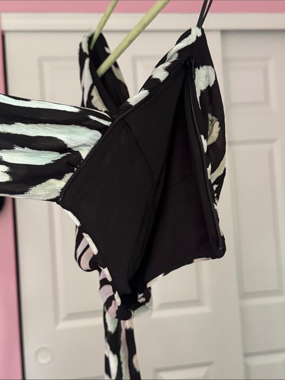 H&M One-Shoulder Printed Top - Picture 3 of 8